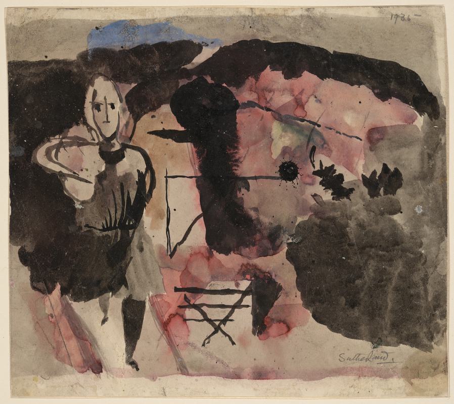 Girl in a landscape