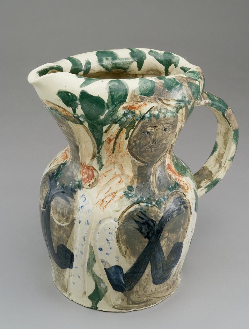 Pichet gothique aux femmes