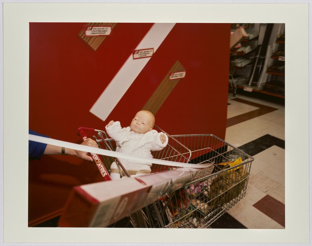 Rubber baby, B&amp;Q store, Newport South Wales