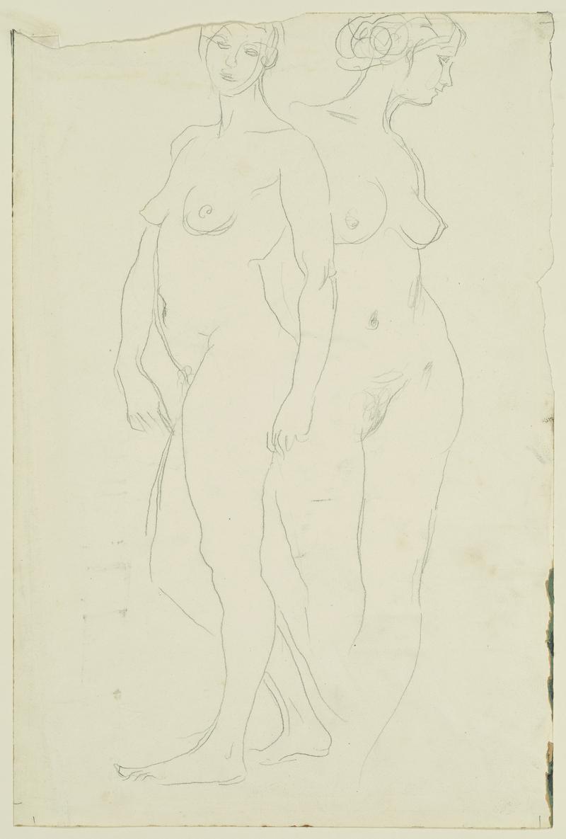 Two Standing Girls
