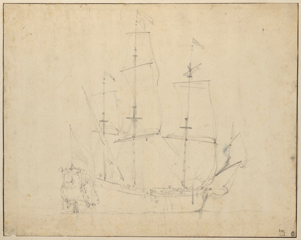 Sketch of a Seventeenth Century Ship