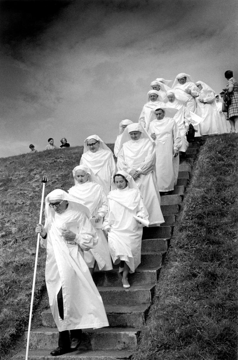 GB. WALES. Carmarthen. The Gorsedd (bardic) Procession. 1974.