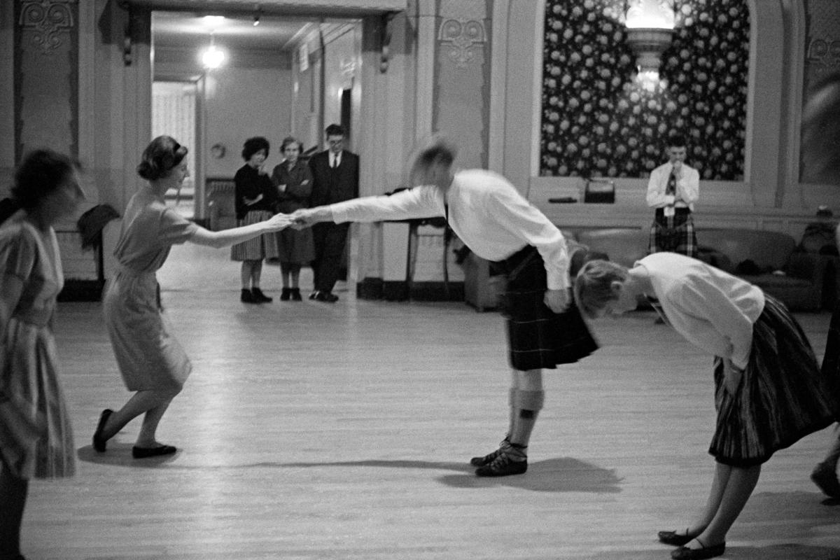 GB. SCOTLAND. Edinburgh. An evening of Scottish dancing in an Edinburgh hotel. 1967.