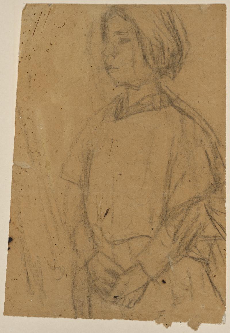 Study of a Breton girl