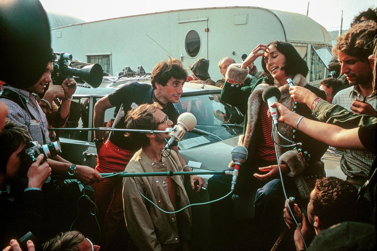 GB. ENGLAND. Isle of Wight Festival. Joan Baez. 1969.