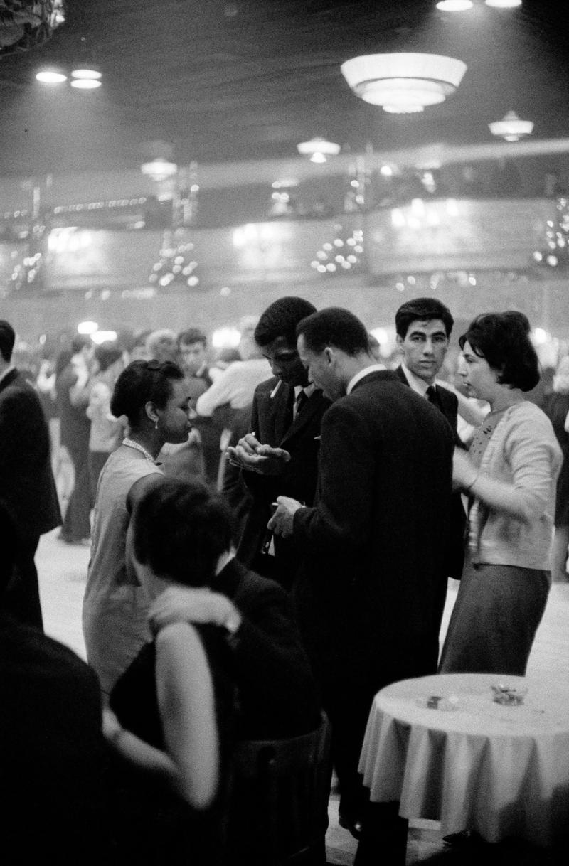 GB. ENGLAND. The Hammersmith Palais. The most famous mass dance hall of the 60&#039;s. Weekend crammed with youth mainly trying to find a girl/boy friend. For its time very multi-cultral. Joe LOSS Orchestra one of the most successful bands of the 50/60&#039;s. Singer Rose BRENNAN. Resident band at the Hammersmith Palais. 1963.