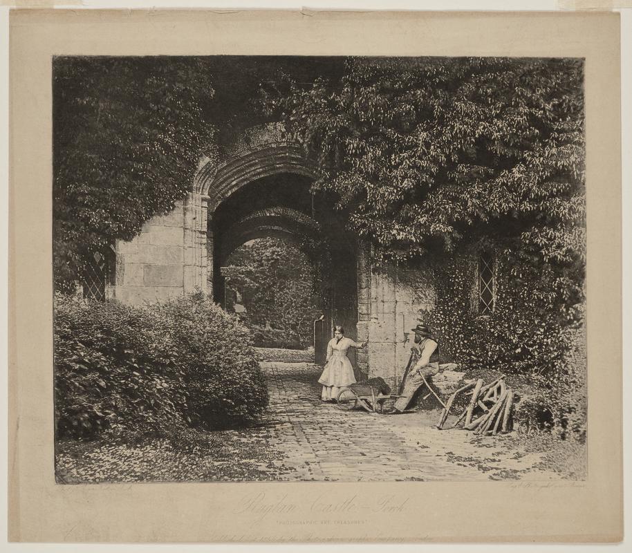 Raglan Castle, Porch