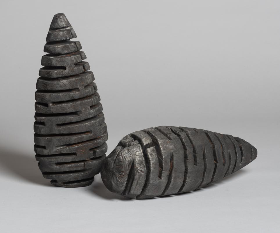 Maquette for Two oak forms