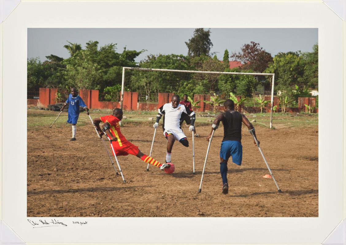 Black Challenge Disabled football team practice - Accara, Ghana