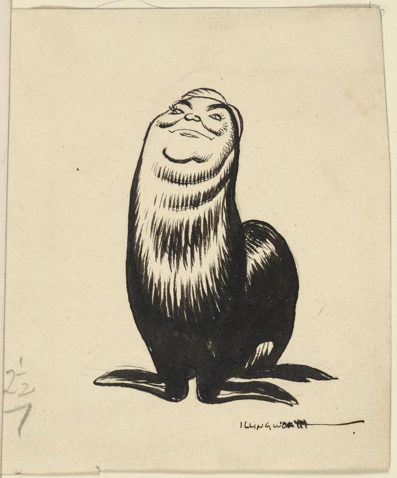 Aneurin Bevan (1897-1960) as the Walrus