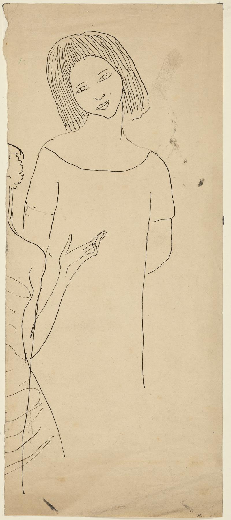 Girl with Head on One Side