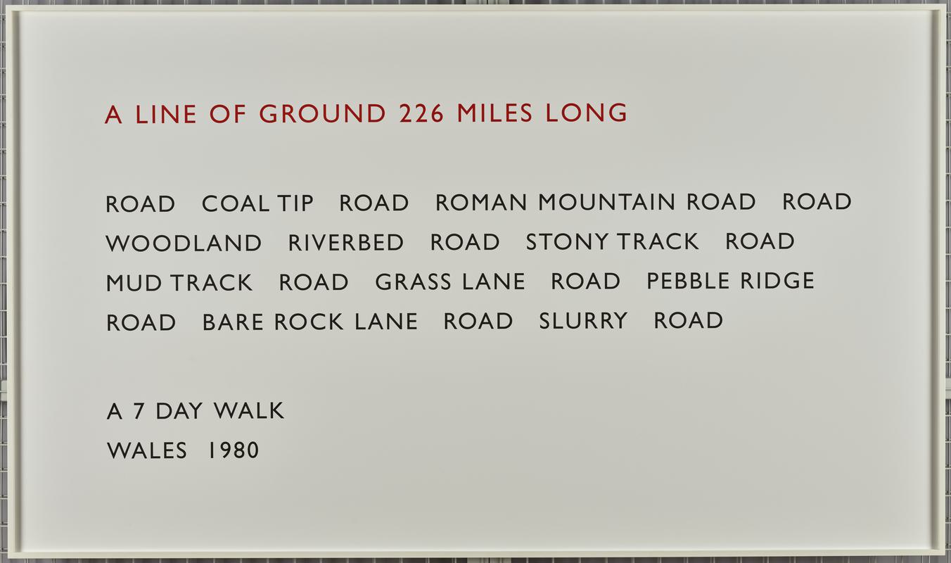 A Line of Ground 226 Miles Long, Wales