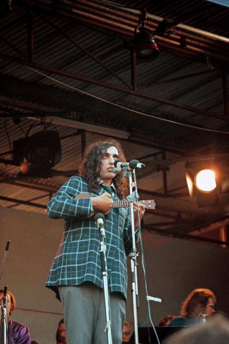 GB. ENGLAND. Isle of Wight Festival. Tiny Tim. 1969.