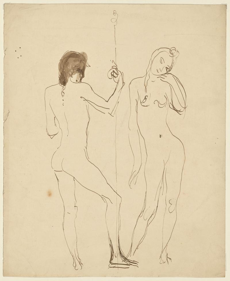 Standing Man and Woman