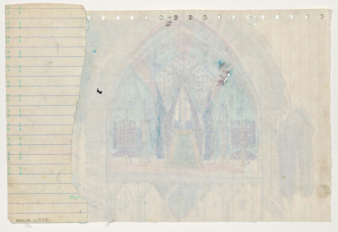 Design for altarpiece