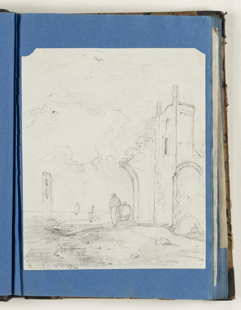 Album, containing drawings after Richard Wilson (for etchings), and some original drawings by Hastings