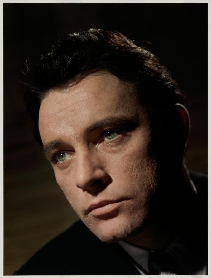 Richard Burton - Photographic print - this is one of two modern prints made in 2012 from an original Transparency [ NMW A 29532 ] by Angus McBEAN, this is the version of the two prints to be used when displayed. NMW A 29988 is its twin.