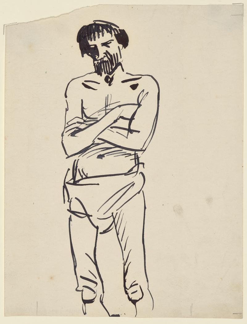 Three Quarter-Length Study of a Man in a Loin Cloth