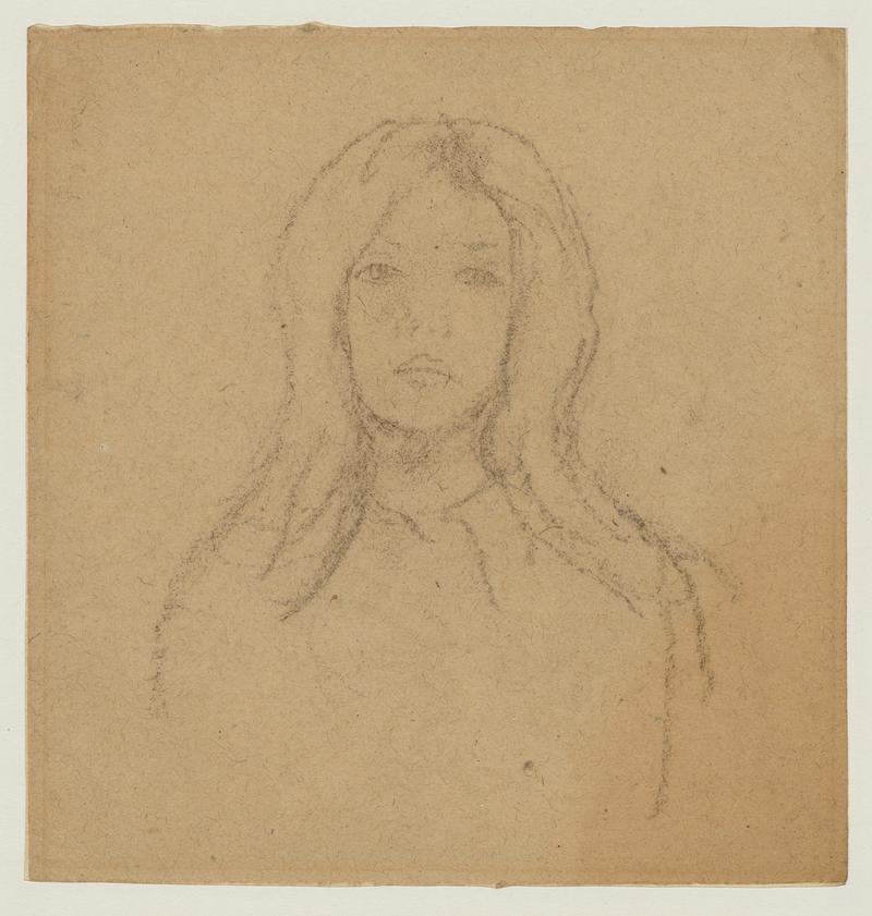 Young Girl with Long Hair