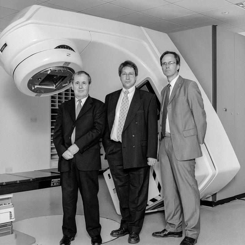 Professors Timothy Maughan, Professor Malcolm Mason and Dr Malcolm Adams.