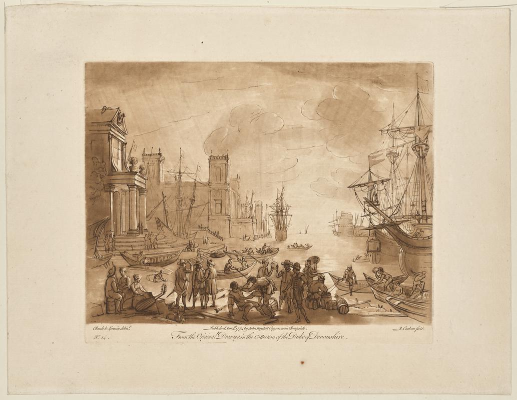 Seaport with Merchants