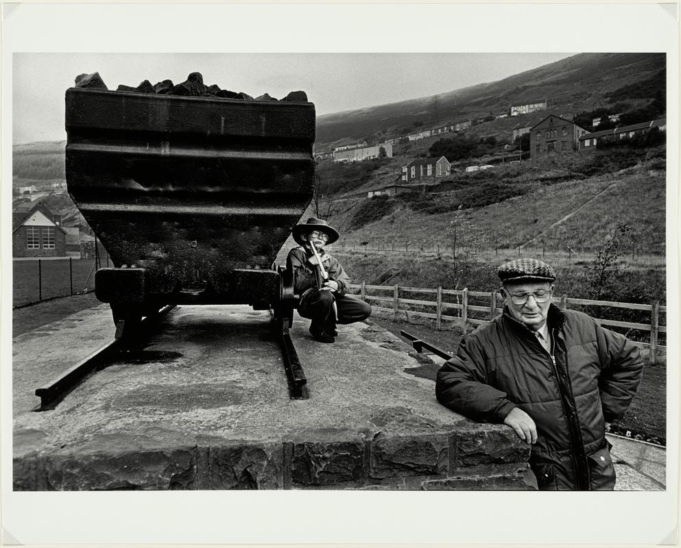 Cowboy with Grandfather, 1993 near Aberdare