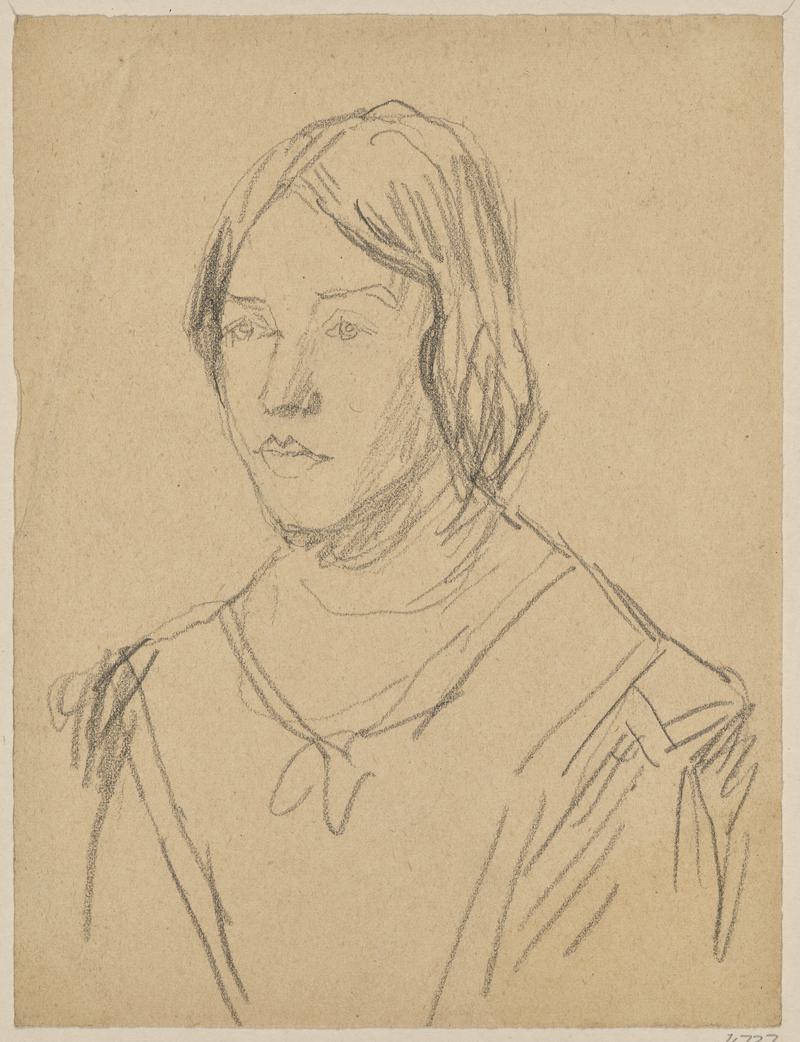 Girl&#039;s head and shoulders
