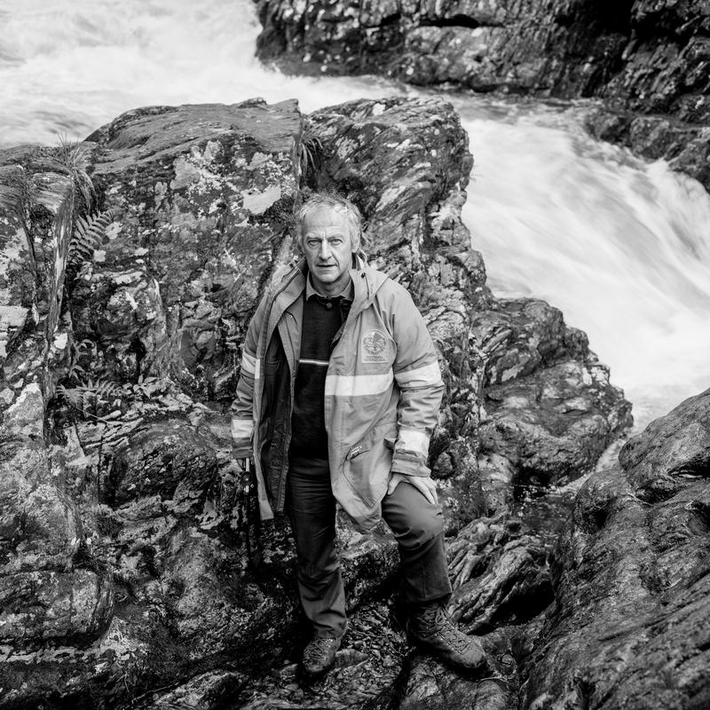 GB. WALES. Betws-y-coed. John Ellis Roberts M.B.E.  A park warden for 30 yrs. 1996.