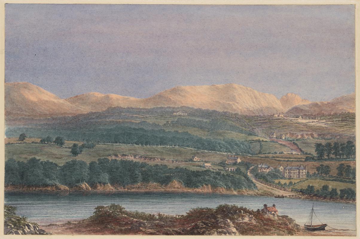 Menai Straits and Welsh Mountains