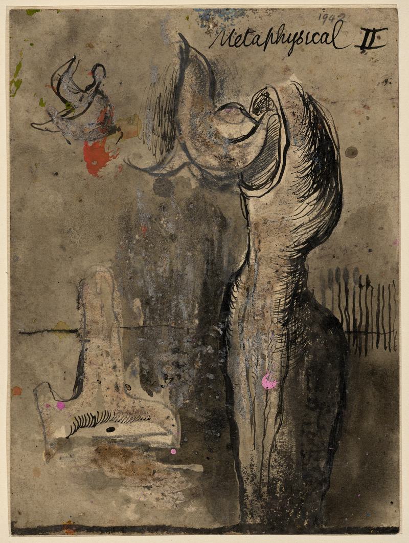 Study for illustration to poems by David Gascoyne