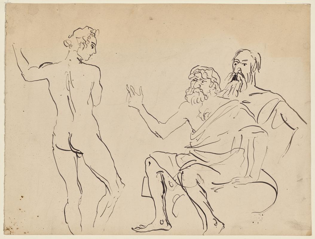 Young Man Addressed by Two Sages