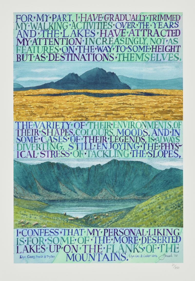 Llyn Caseg Fraith and Tryfan/ Llyn Cau and Cader Idris