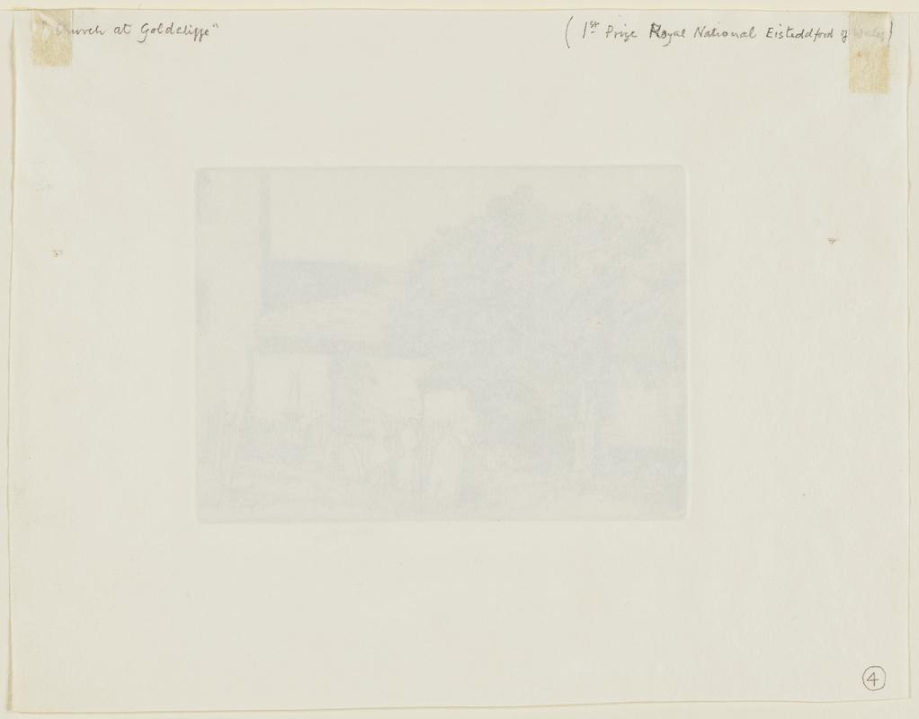 Goldcliff church, 1934