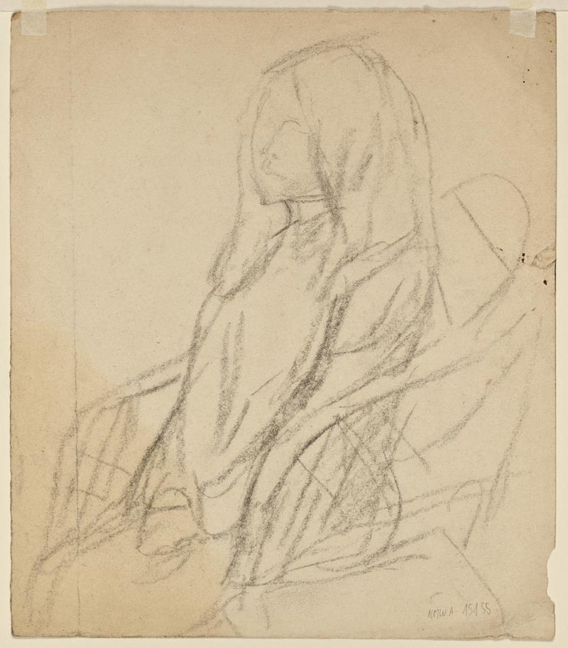 Study of a seated girl