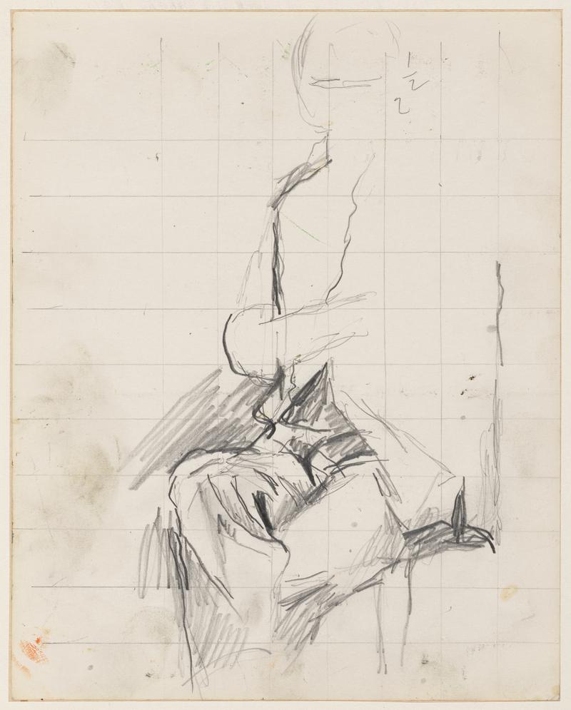 Study of seated figure