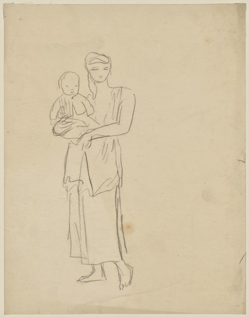 Female Figure and Child