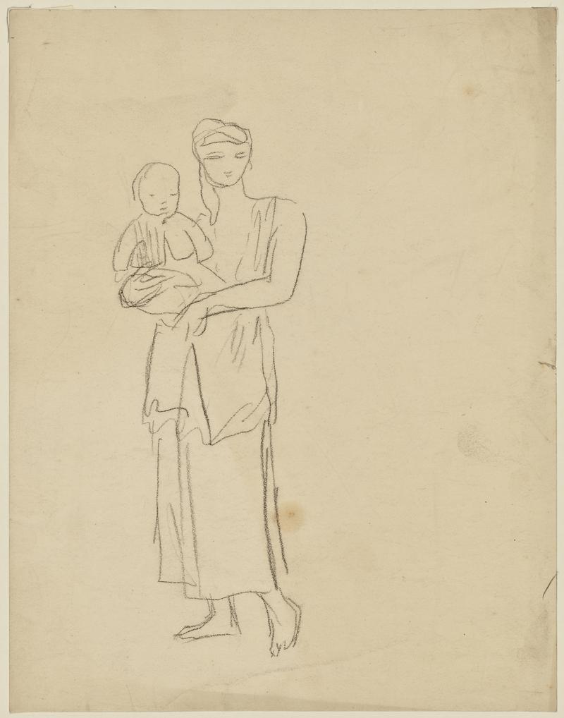 Female Figure and Child