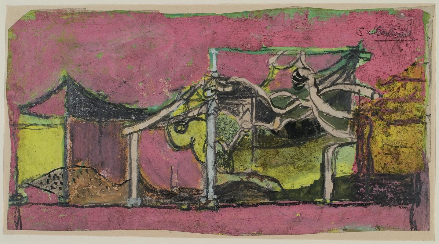 Vine pergola sketch