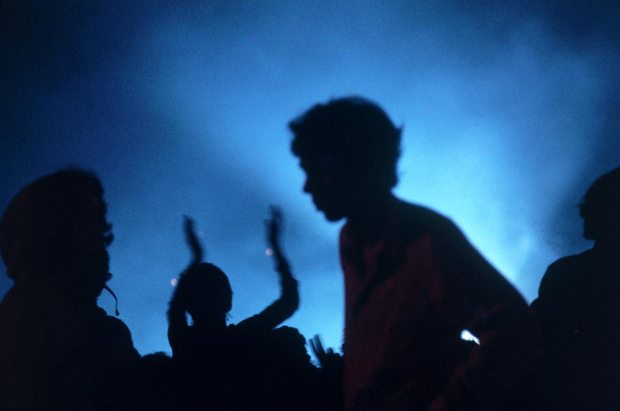 GB. ENGLAND. Isle of Wight Festival. The parties carried on well into the night. 1969.