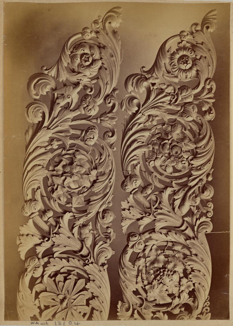 Woodcarving: Staircase panel for Lord Bute