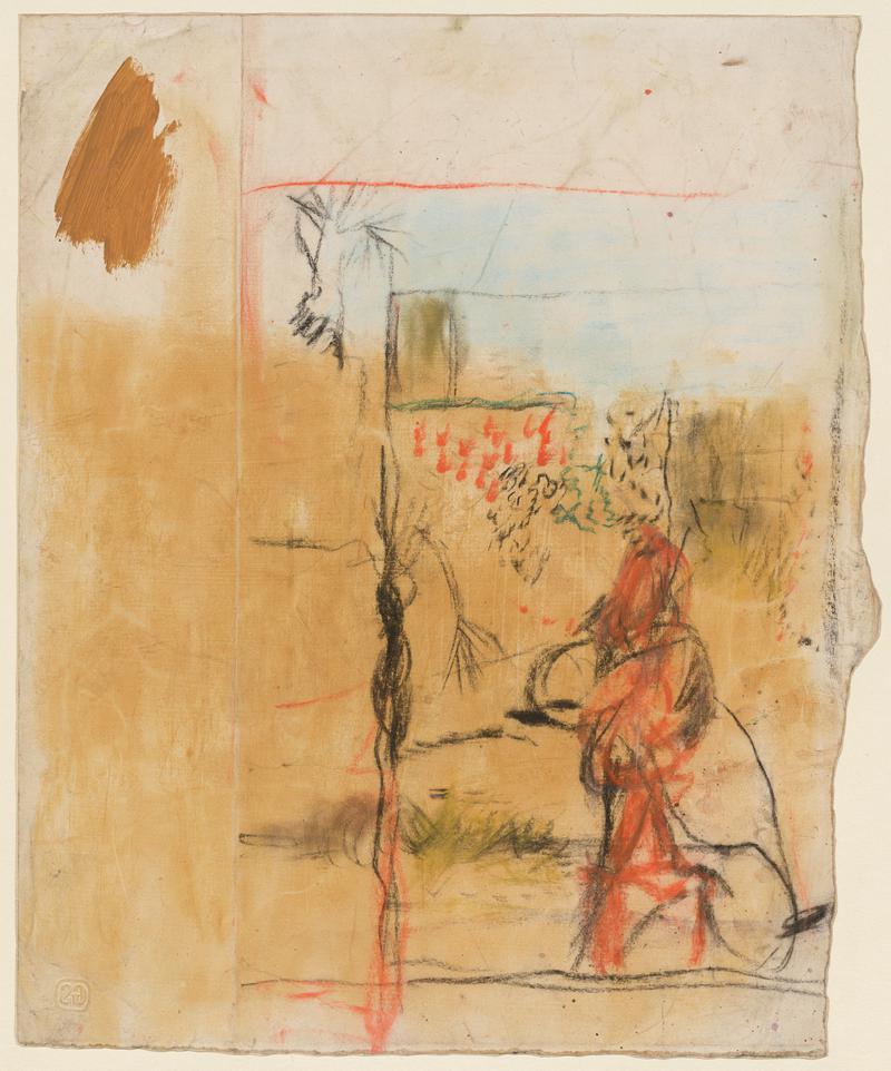 Figure in a garden