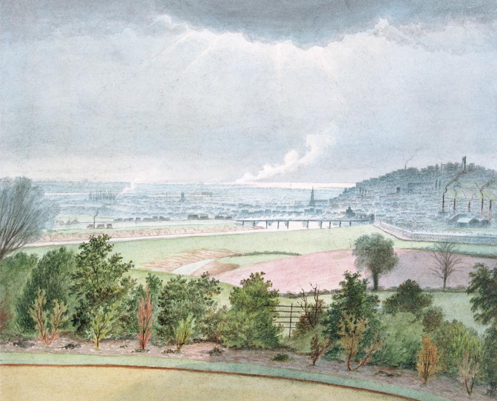 Newport from Brynglas, Monmouthshire