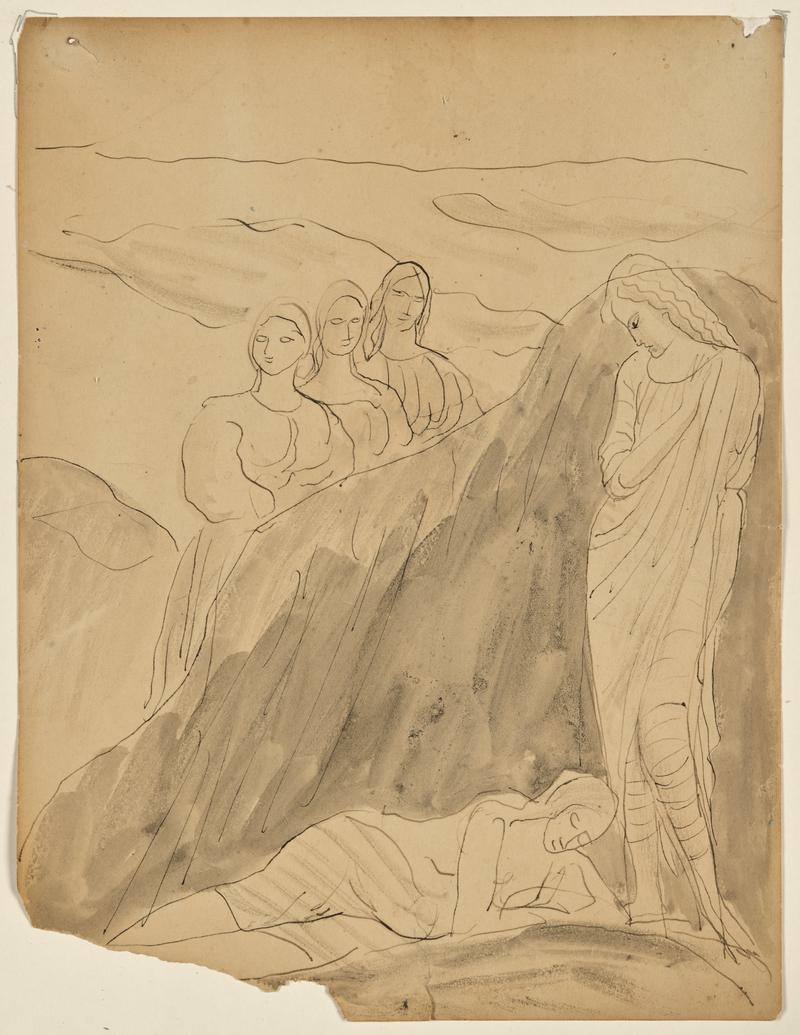 Five Women in a Landscape