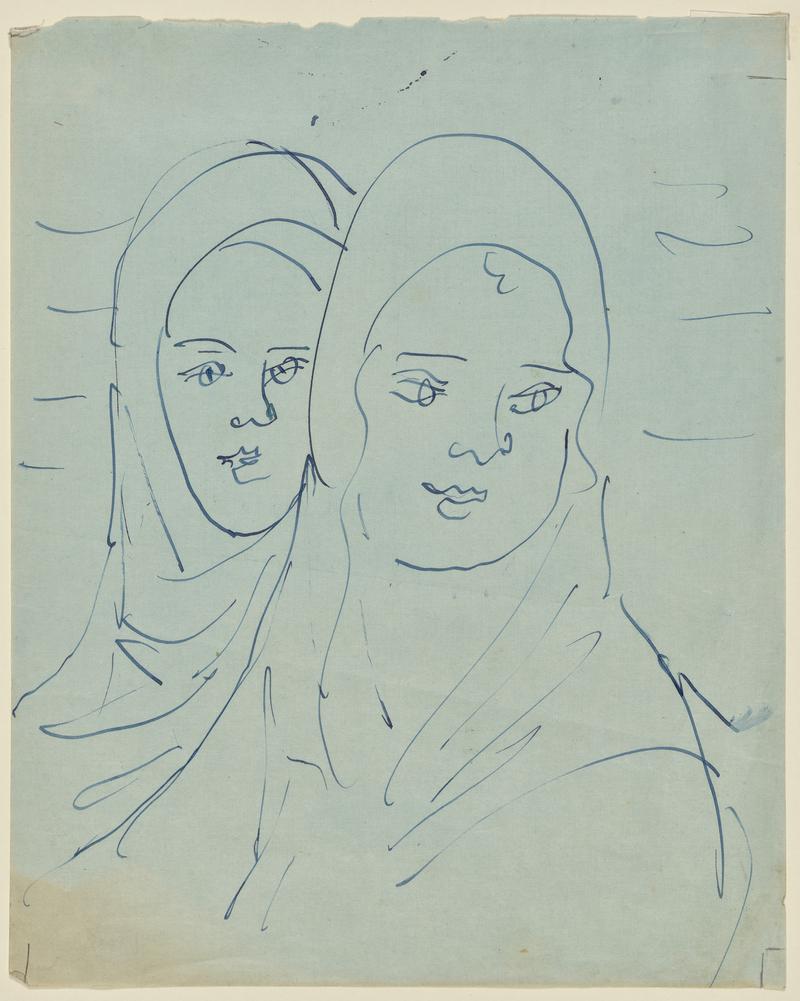 Two Female Heads