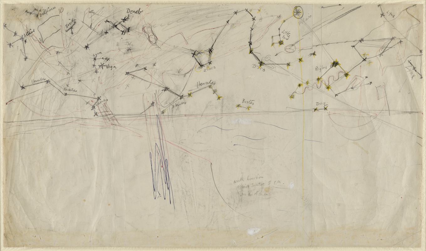 Study for the constellations - &#039;Trystan and Essylt&#039;