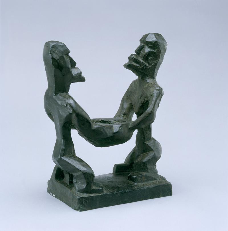 Men with bowl