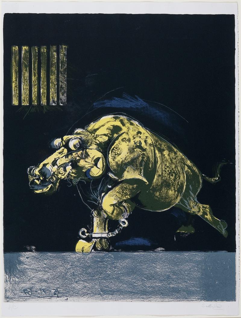 Chained beast
