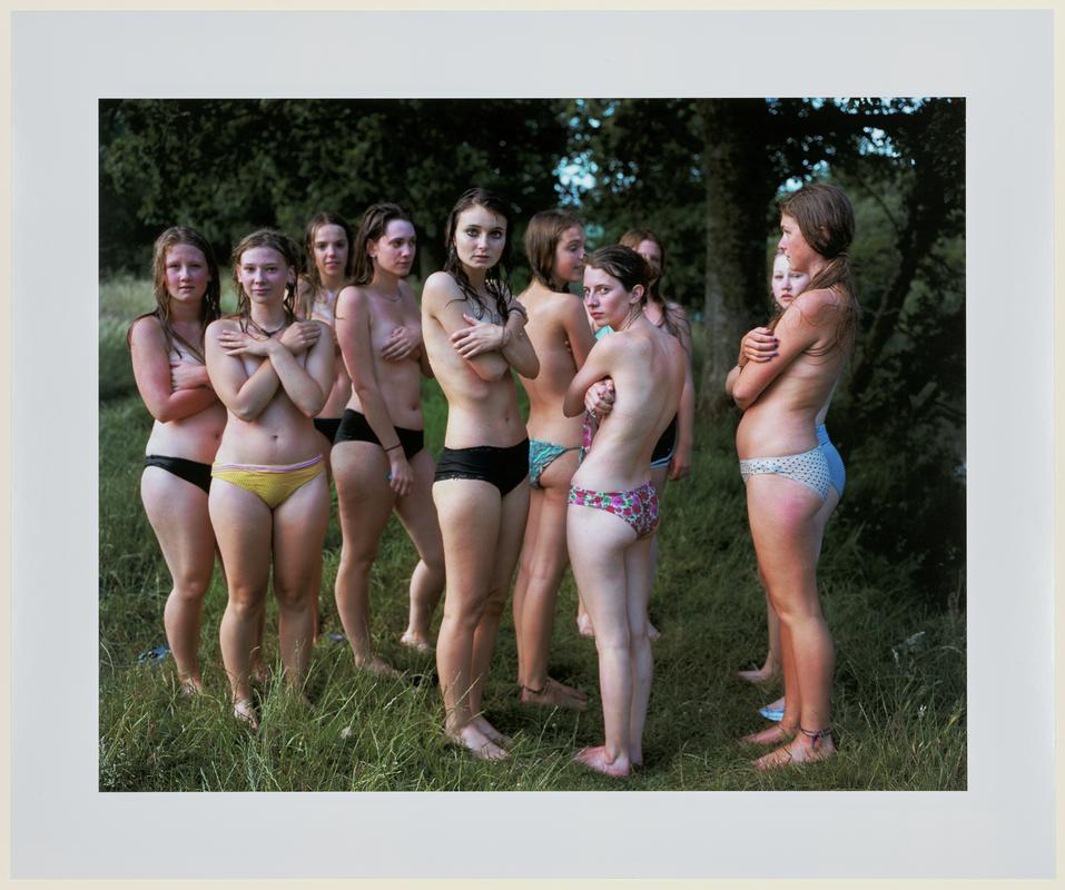 After the Swim. Group portrait (ii). From the series &#039;&#039;Martha&#039;&#039;