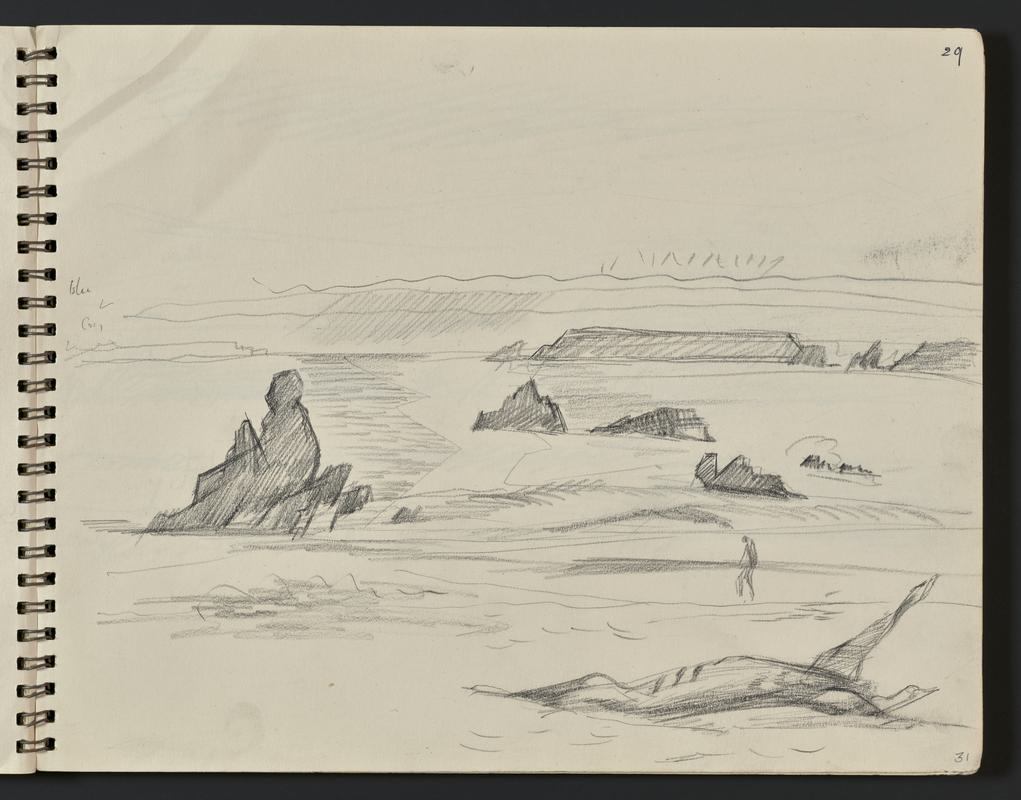 Sketchbook: Martin's Haven, Marloes, Renney Slip, Monk Haven, Milford Haven