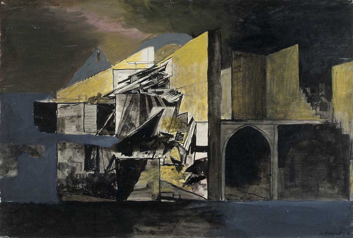 A House on the Welsh Border (study for Devastation)